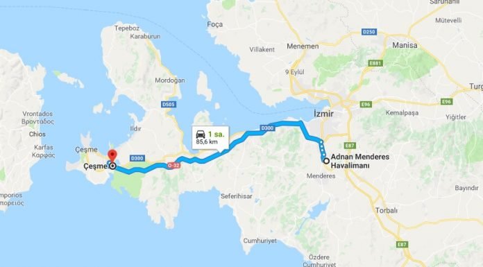 İzmir Havalimanı’ndan Çeşme’ye Ulaşım Nasıl Gidilir? İzmir Havalimanı’ndan Çeşme’ye Ulaşım Nasıl Gidilir