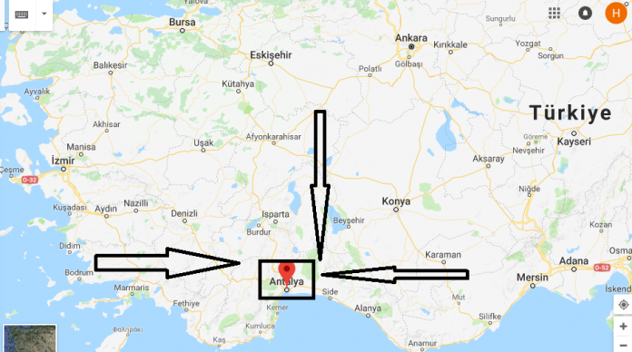Antalya Nerede, Nasıl Gidilir?