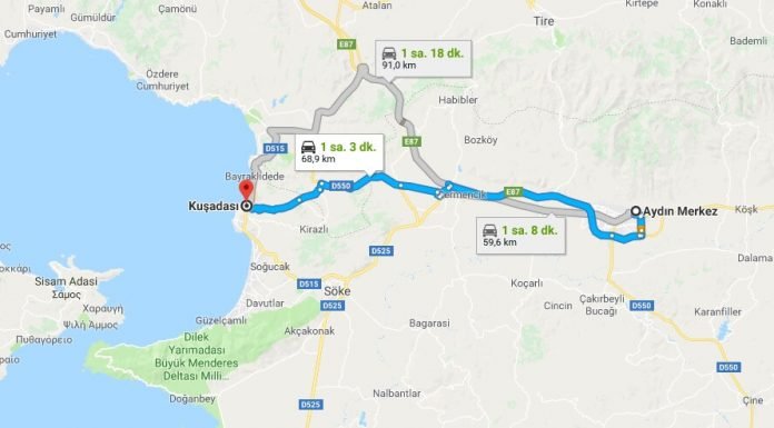 Kuşadası Nasıl Gidilir