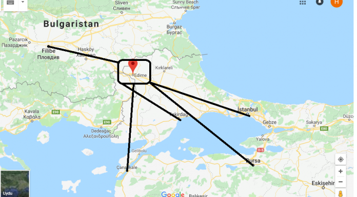 Edirne Nerede, Nasıl Gidilir?