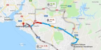 Sabiha Gökçen'den Kadıköy'e Nasıl Gidilir