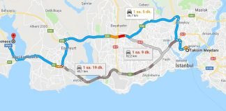 Taksim'den Büyükçekmeceye Nasıl Gidilir