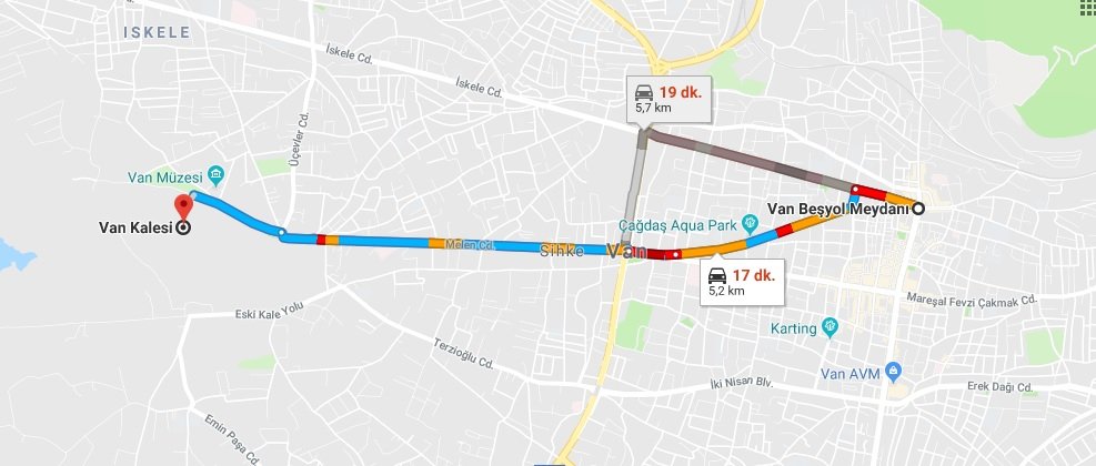 Van Kalesine Nasıl Gidilir