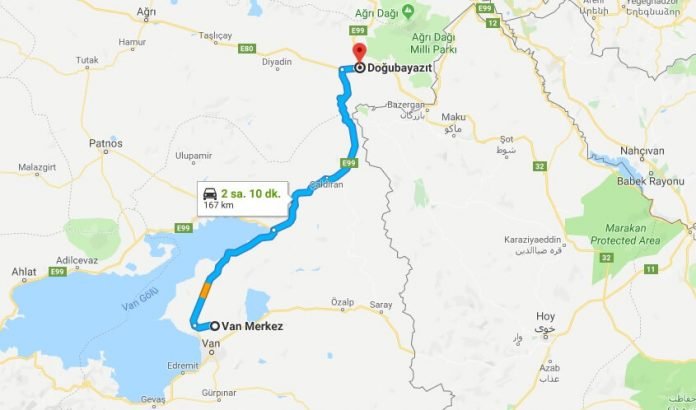 Van'dan Doğubayazıt'a Nasıl Gidilir Van'dan Doğubayazıt'a Nasıl Gidilir