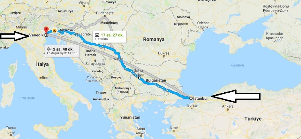 Venedik'e Nasıl Gidilir?