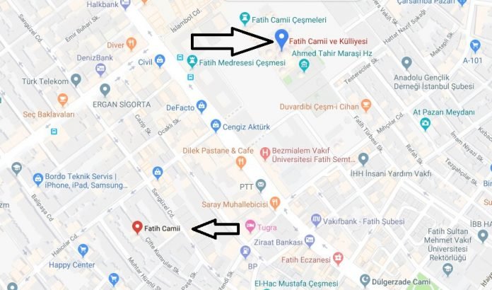 Fatih Cami Nerede, Nasıl Gidilir