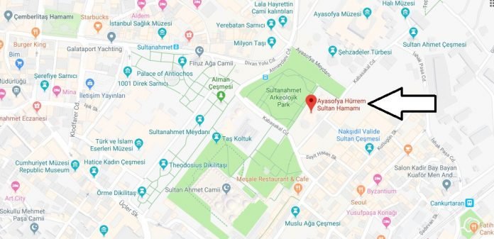 Hürrem Sultan Hamamı Nerede, Nasıl Gidilir Hürrem Sultan Hamamı Nerede, Nasıl Gidilir?