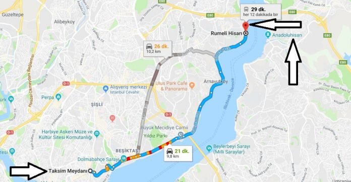 Rumeli Hisarı Nerede, Nasıl Gidilir