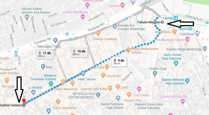 İstiklal Caddesi İstiklal Caddesi Nerede, Nasıl Gidilir?