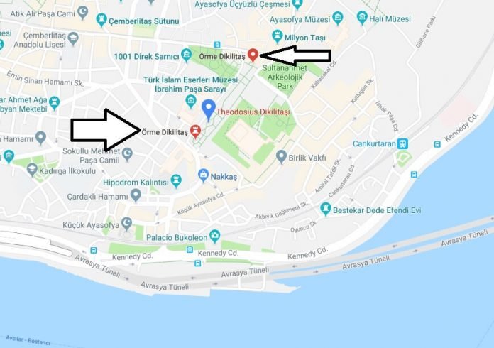 Dikilitaş Nerede, Nasıl Gidilir Dikilitaş Nerede, Nasıl Gidilir