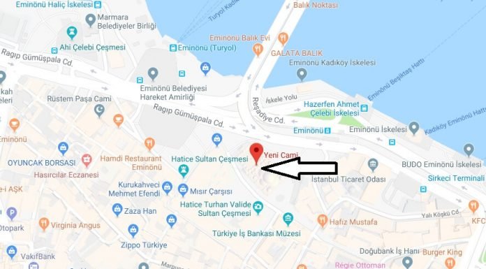 Yeni Cami Yeni Cami Nerede, Nasıl Gidilir?