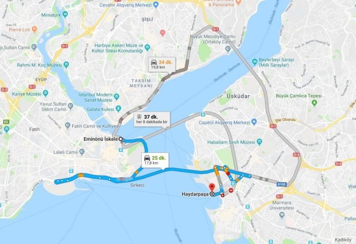 Haydarpaşa Garı Nerede, Nasıl Gidilir