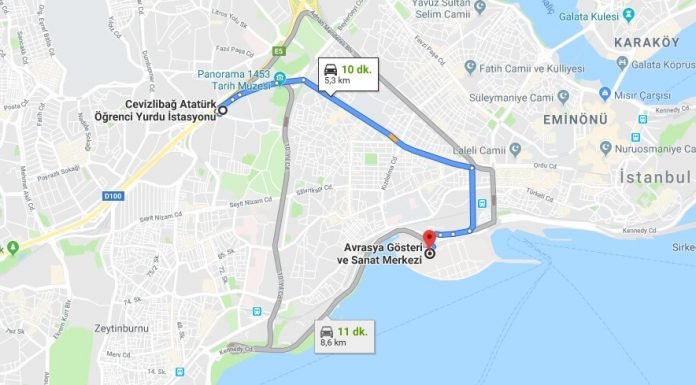 Avrasya Gösteri Merkezi Nerede Nasıl Gidilir?