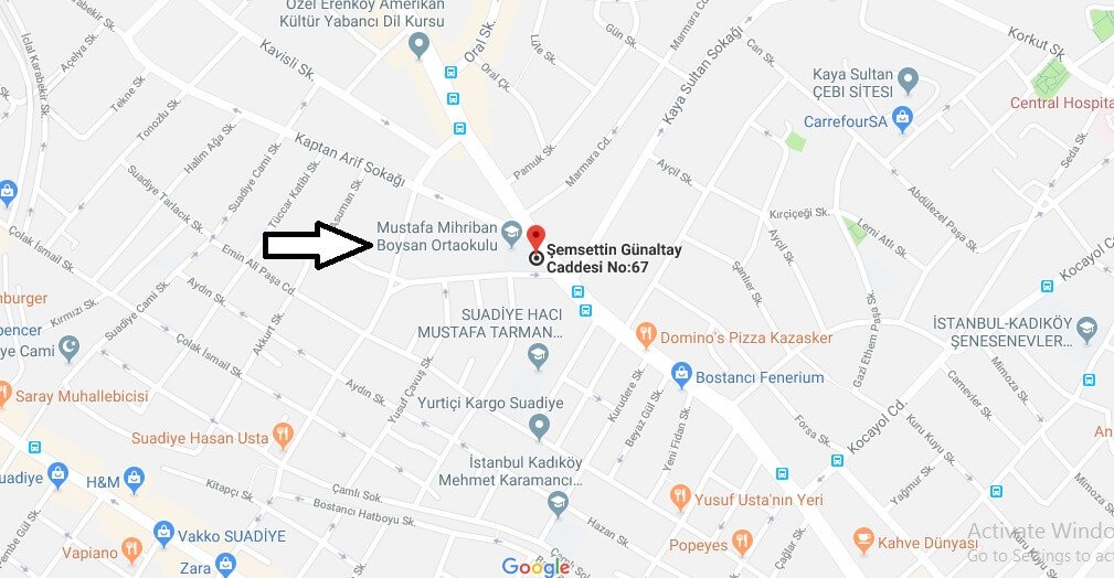 Mustafa Mihriban Boysan Ortaokulu Nerede, Nasıl Gidilir?