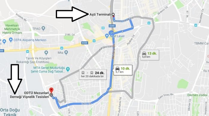 ODTÜ Vişnelik Nerede, Nasıl Gidilir?