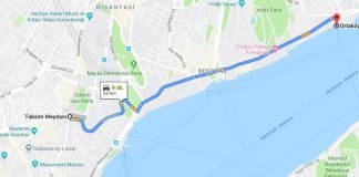 Taksimden Ortaköye nasıl gidilir? (Yürüyerek)