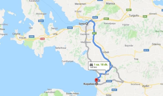 İzmir’den Kuşadası’na nasıl gidilir