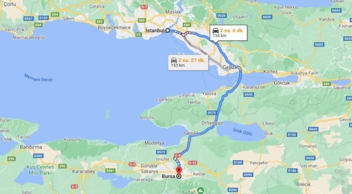 İstanbul’dan Bursa’ya Nasıl Gidilir İstanbul'dan Bursa'ya Nasıl Gidilir